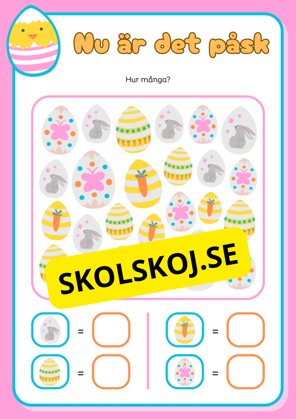 Nu är det påsk - Blandade uppgifter