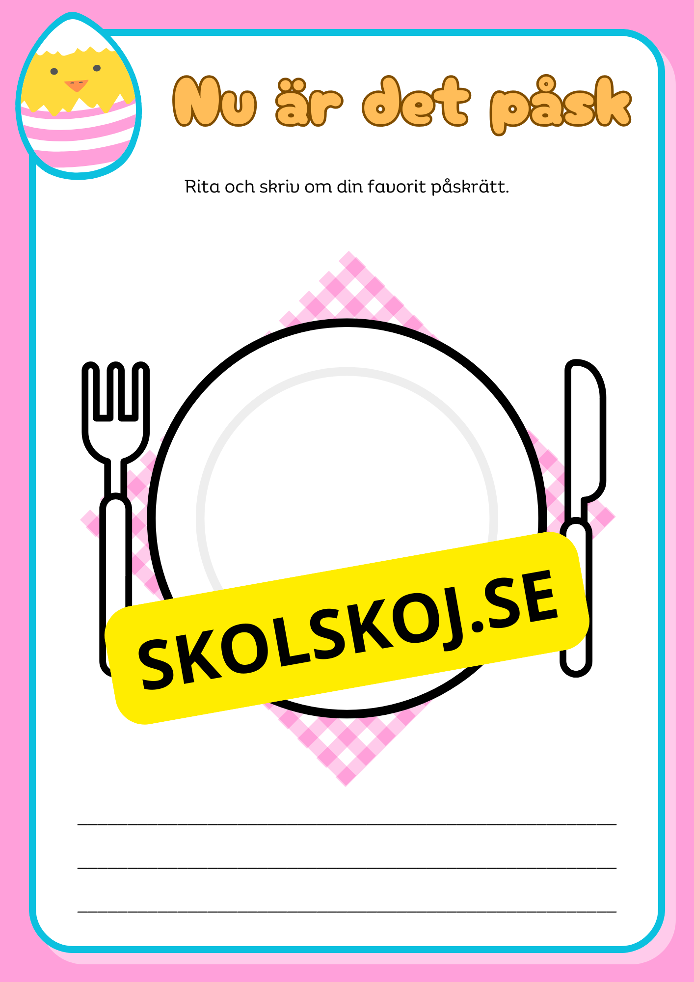 Nu är det påsk - Blandade uppgifter
