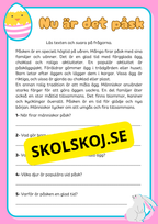 Nu är det påsk - Blandade uppgifter