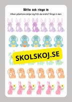 Nu är det påsk igen - Blandade uppgifter