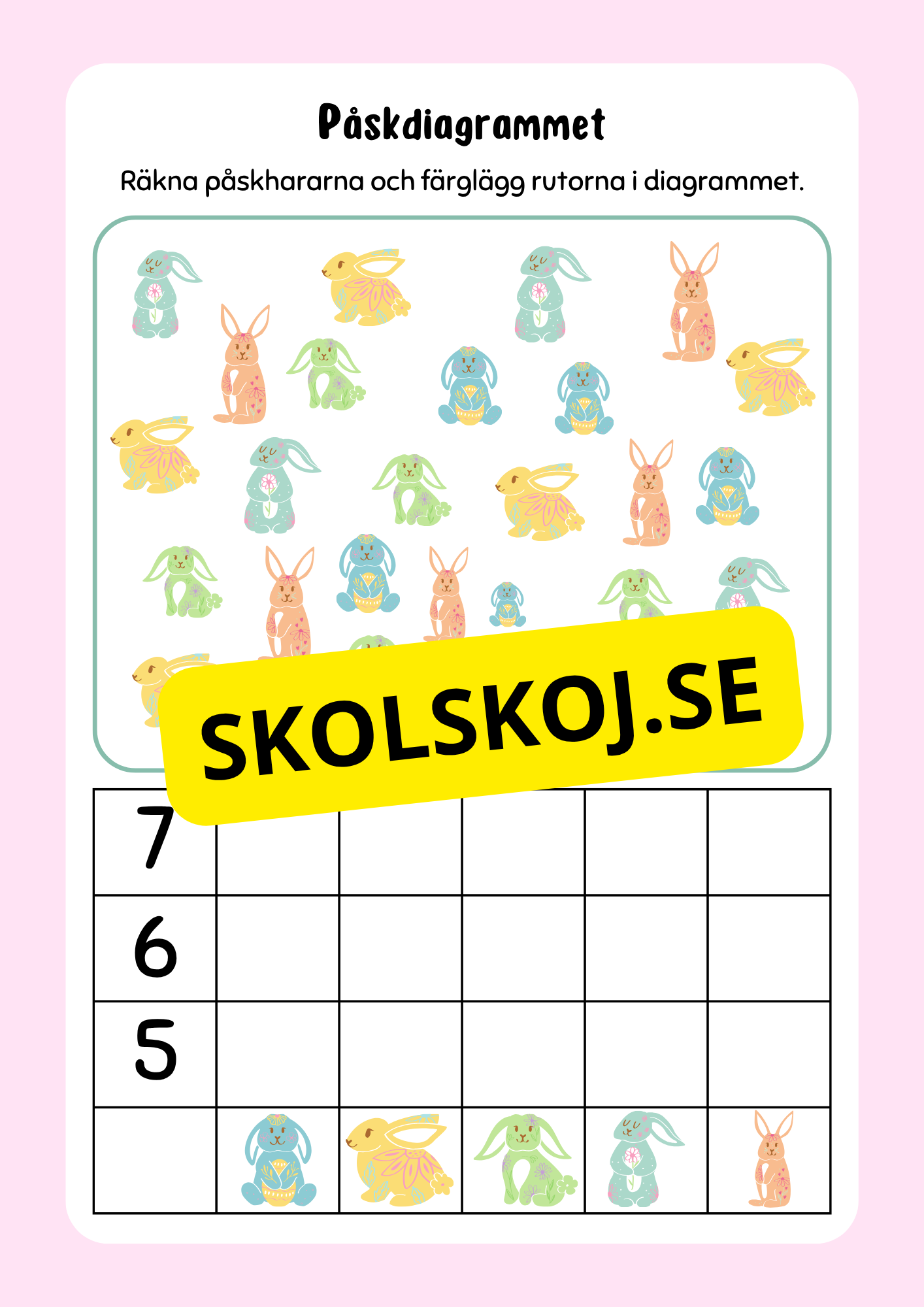 Nu är det påsk igen - Blandade uppgifter