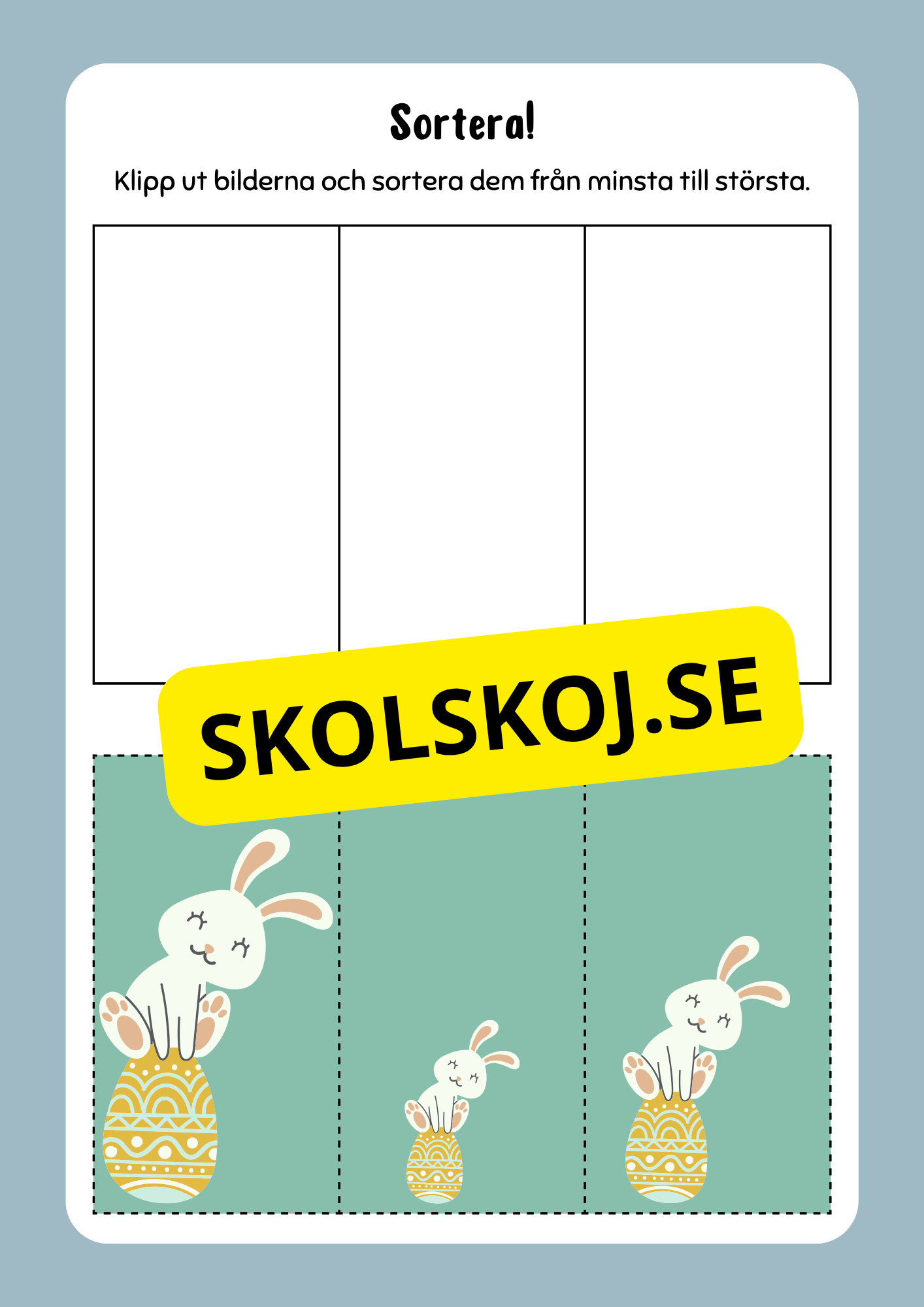 Nu är det påsk igen - Blandade uppgifter