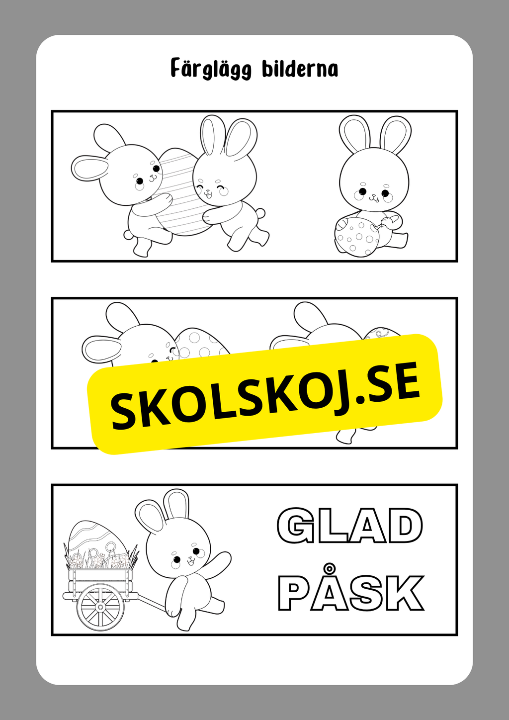 Nu är det påsk igen - Blandade uppgifter