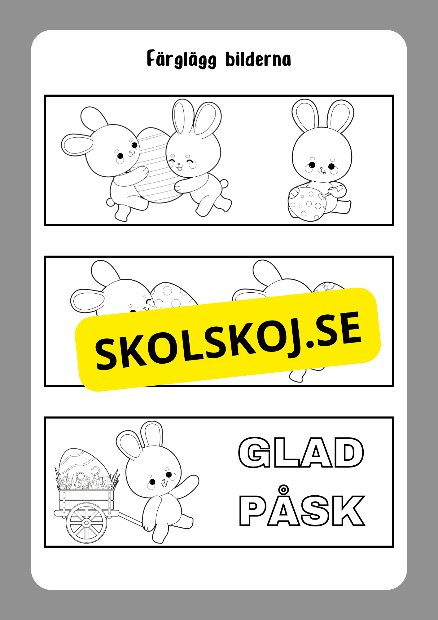 Nu är det påsk igen - Blandade uppgifter