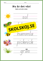 Nu är det vår - Blandade uppgifter