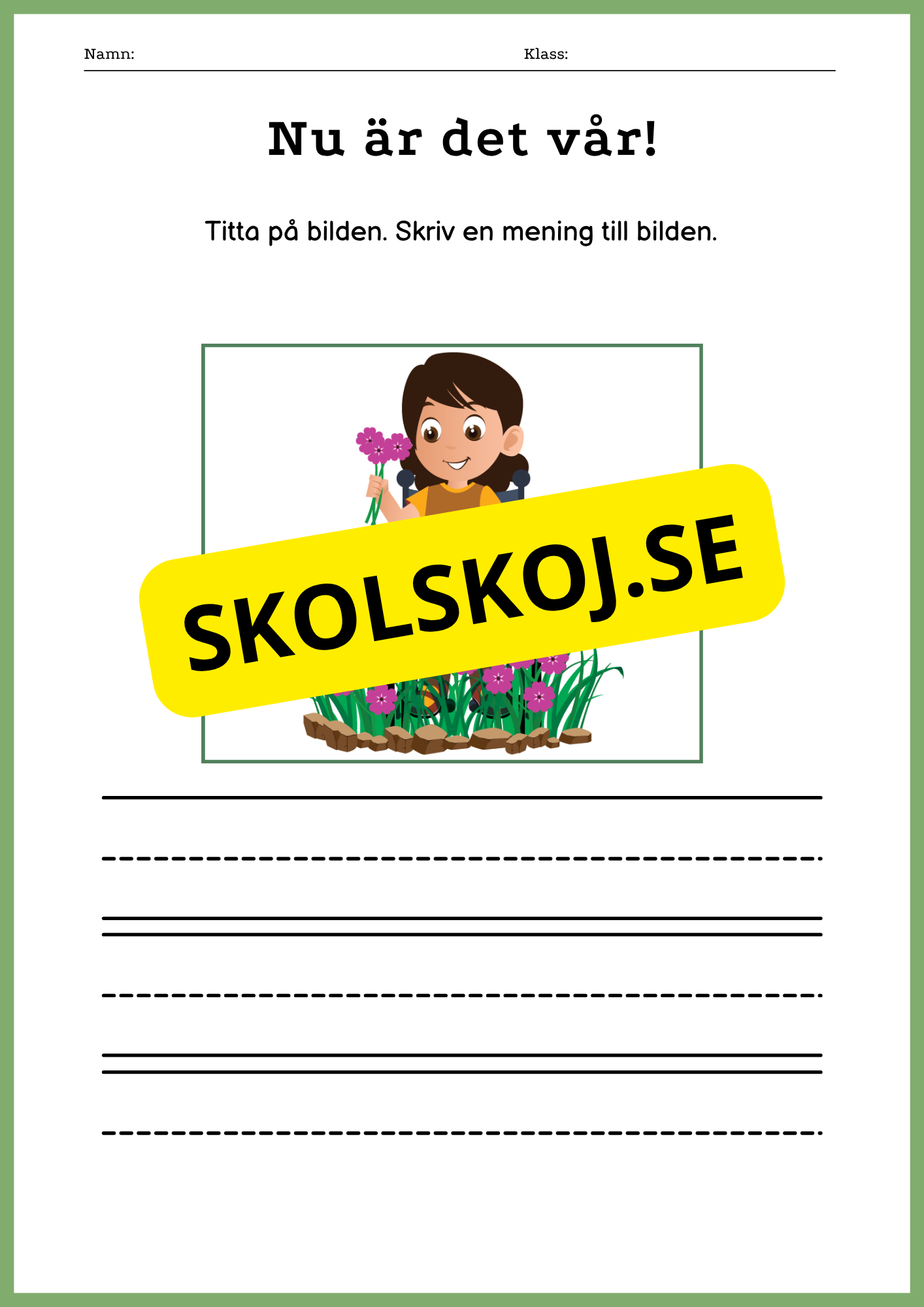 Nu är det vår - Blandade uppgifter