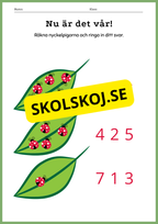 Nu är det vår - Blandade uppgifter