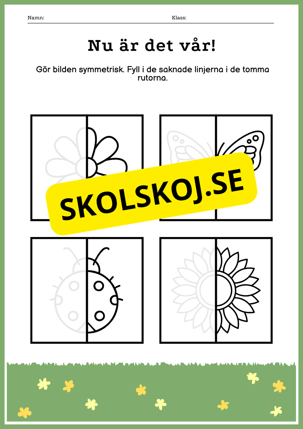 Nu är det vår - Blandade uppgifter
