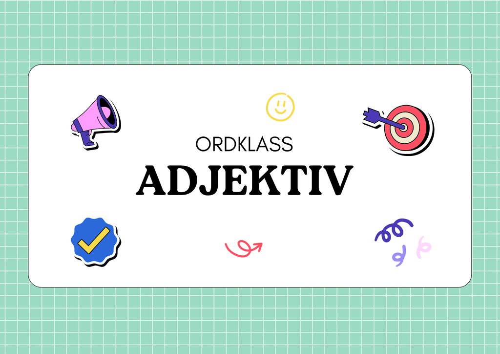 Ordklass Adjektiv - Häfte - Årskurs 4 - 6
