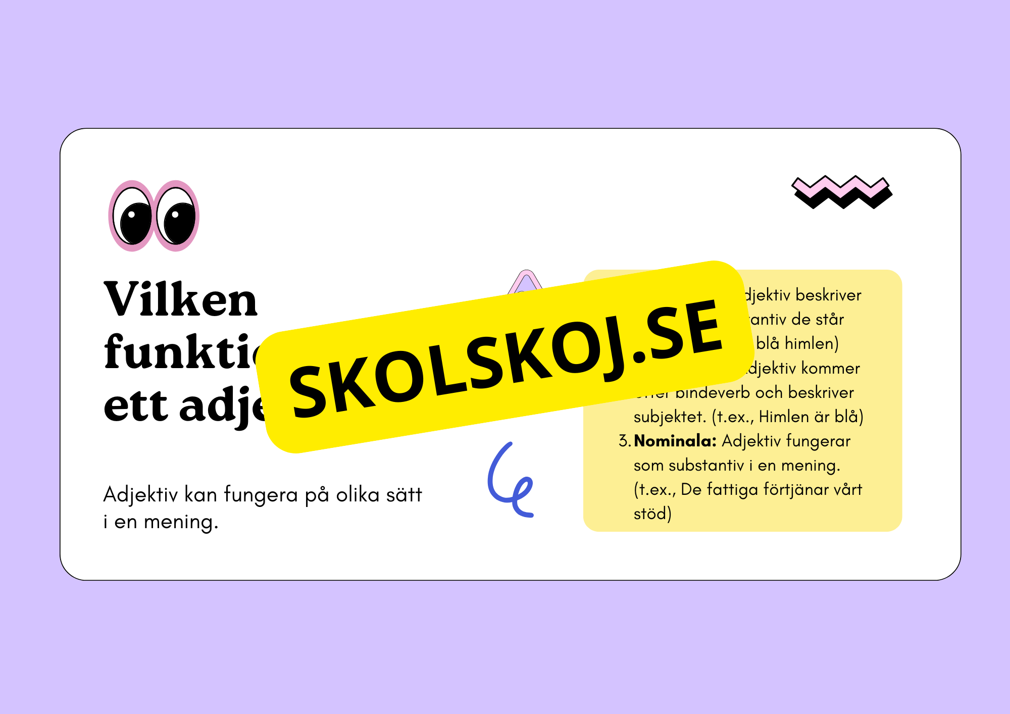 Ordklass Adjektiv - Häfte - Årskurs 4 - 6