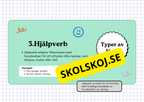 Ordklass Verb - Häfte - Årskurs 4 - 6 + uppgifter