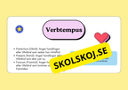 Ordklass Verb - Häfte - Årskurs 4 - 6 + uppgifter
