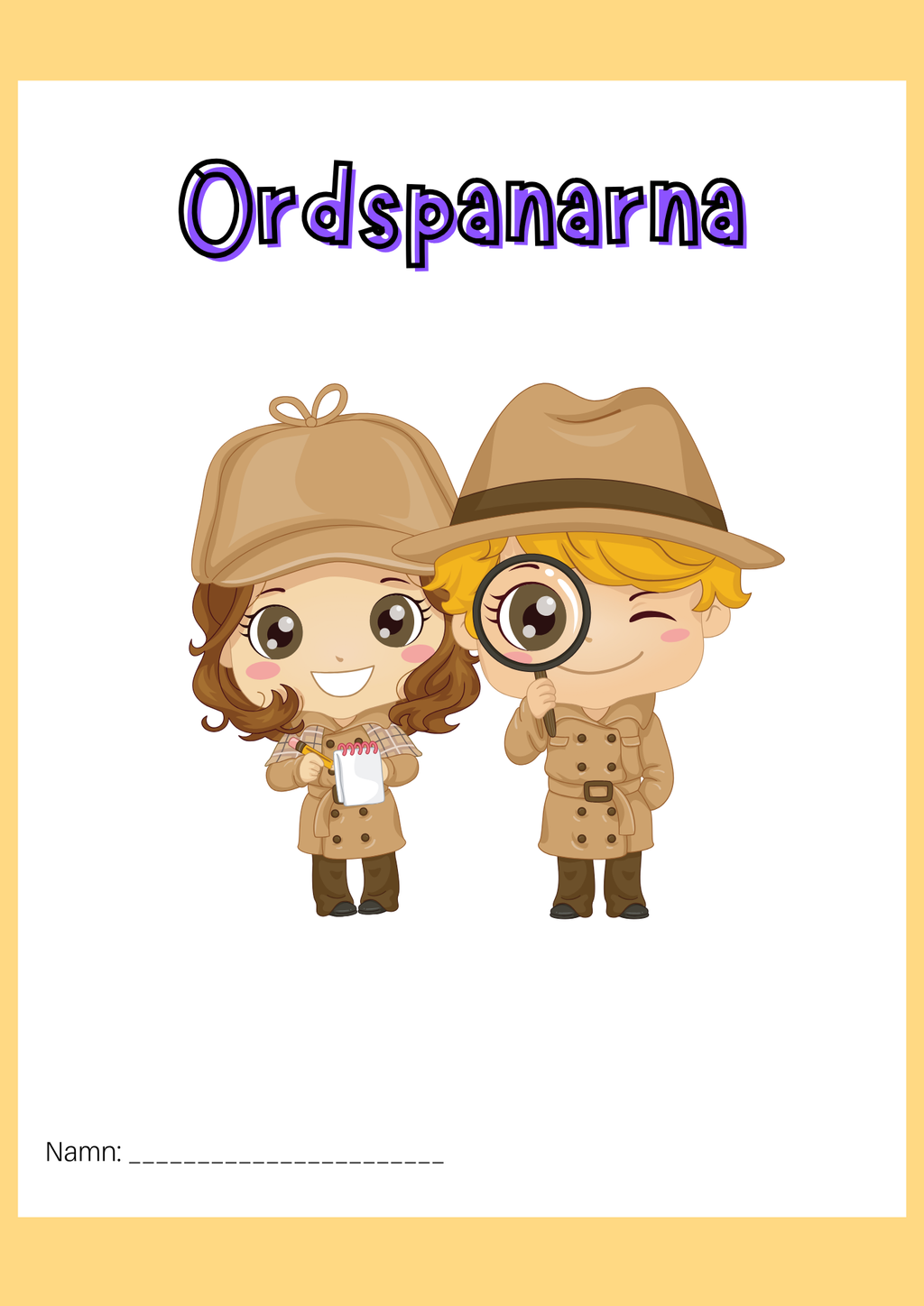 Ordspanarna - Finskrivning