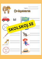 Ordspanarna - Finskrivning