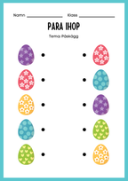 Para ihop - Tema: Påskägg