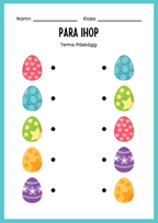 Para ihop - Tema: Påskägg