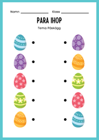 Para ihop - Tema: Påskägg