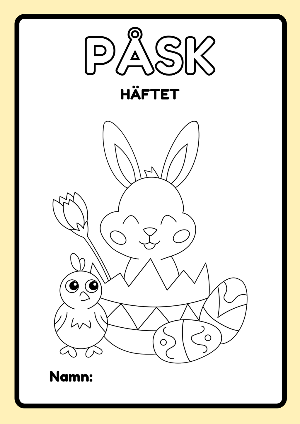 Påskhäftet - Glad påsk - Häfte