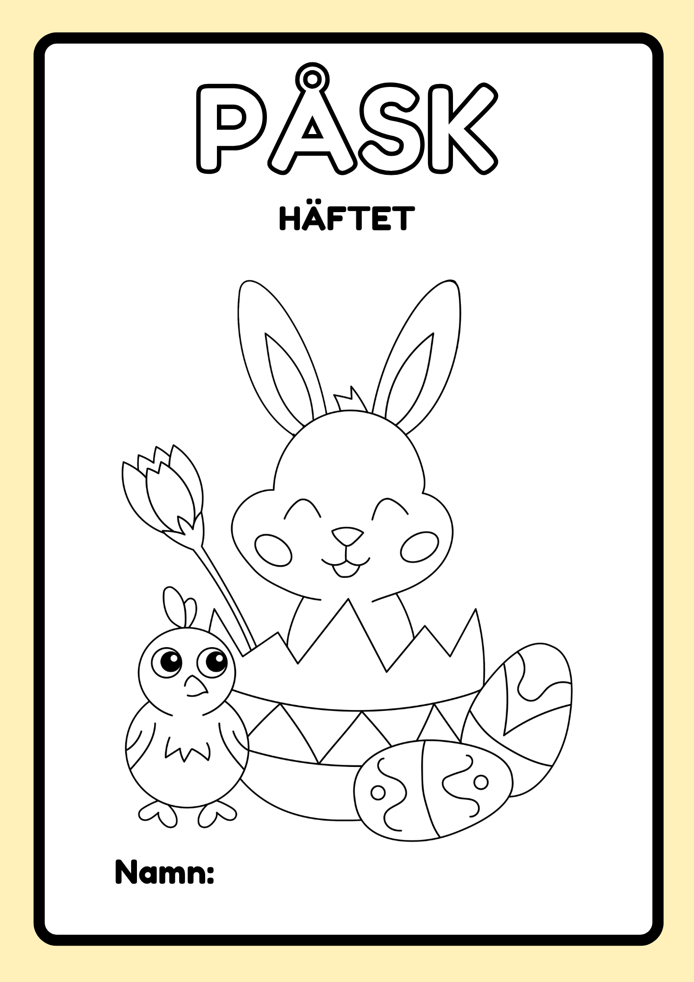 Påskhäftet - Glad påsk - Häfte