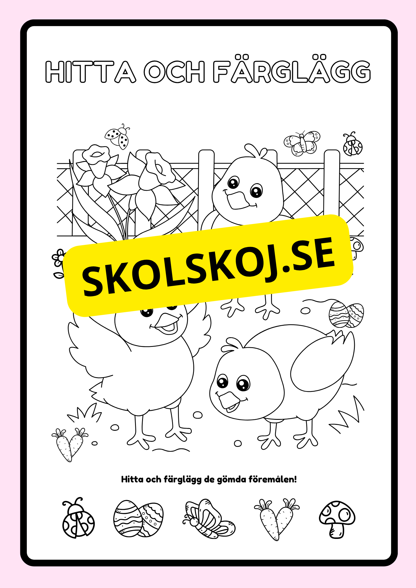 Påskhäftet - Glad påsk - Häfte