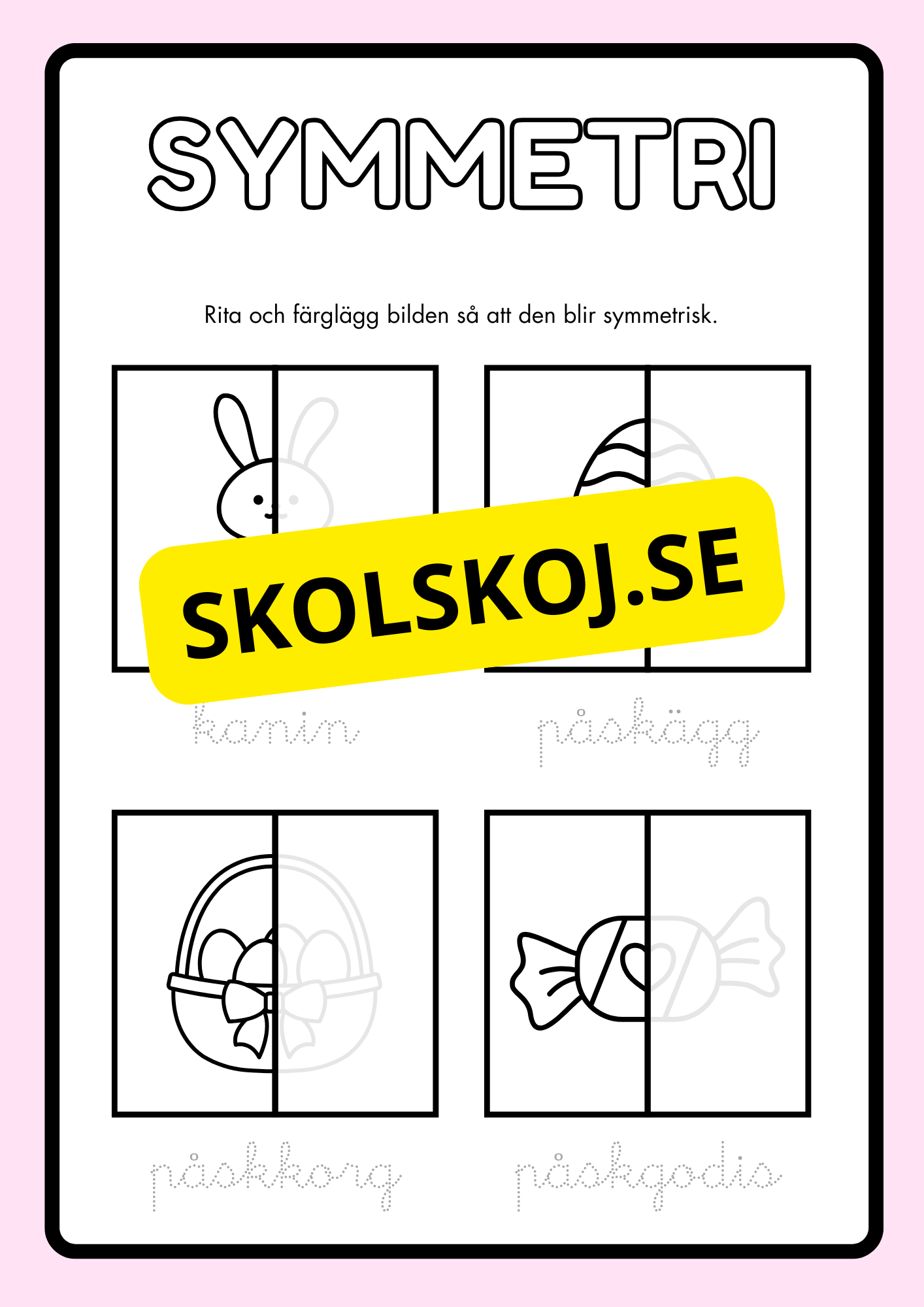 Påskhäftet - Glad påsk - Häfte