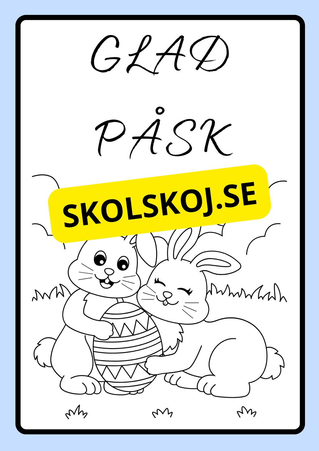 Påskhäftet - Glad påsk - Häfte