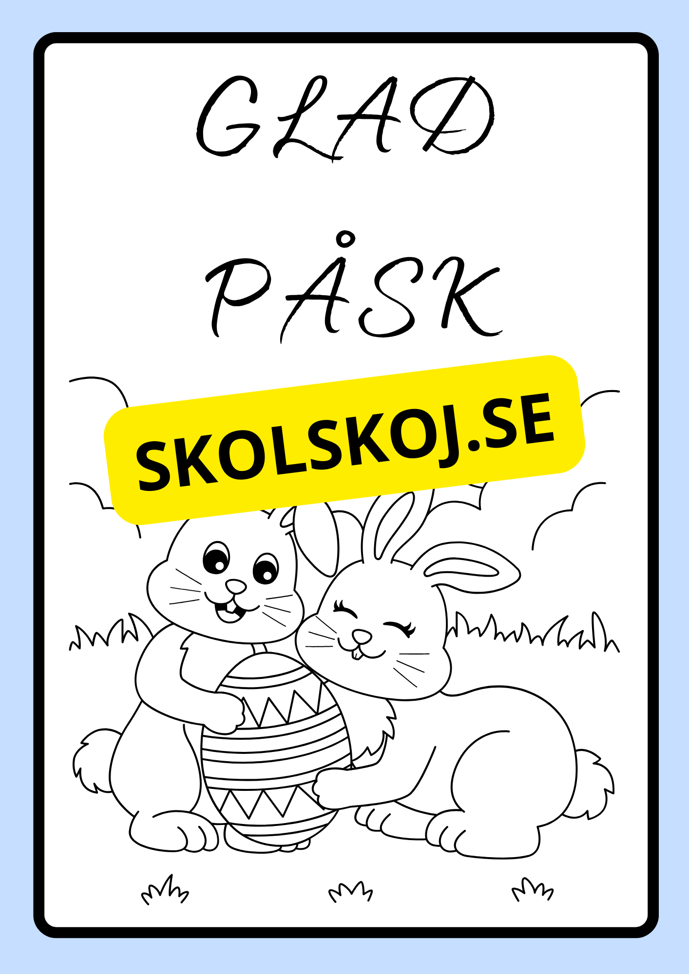 Påskhäftet - Glad påsk - Häfte
