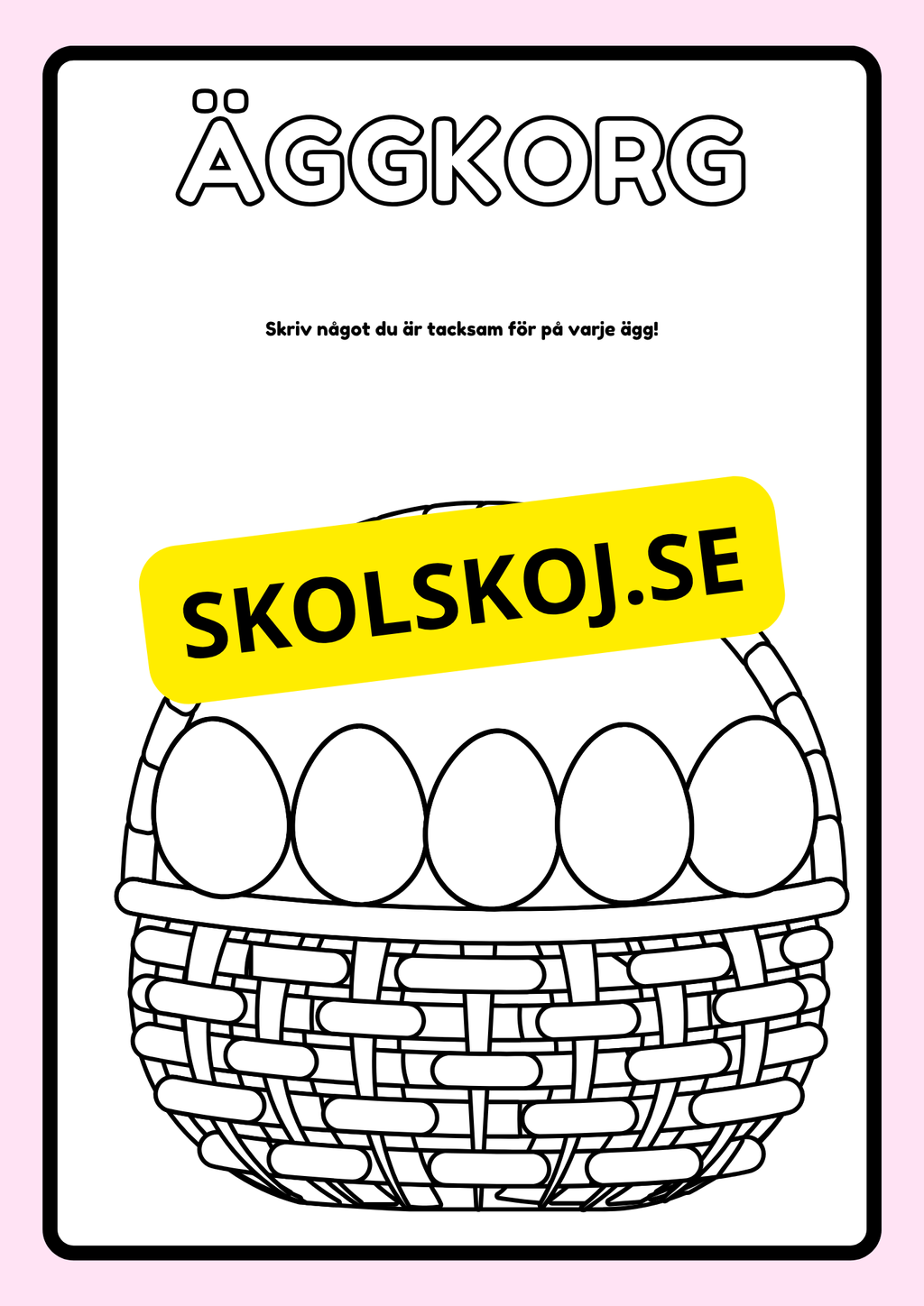 Påskhäftet - Glad påsk - Häfte