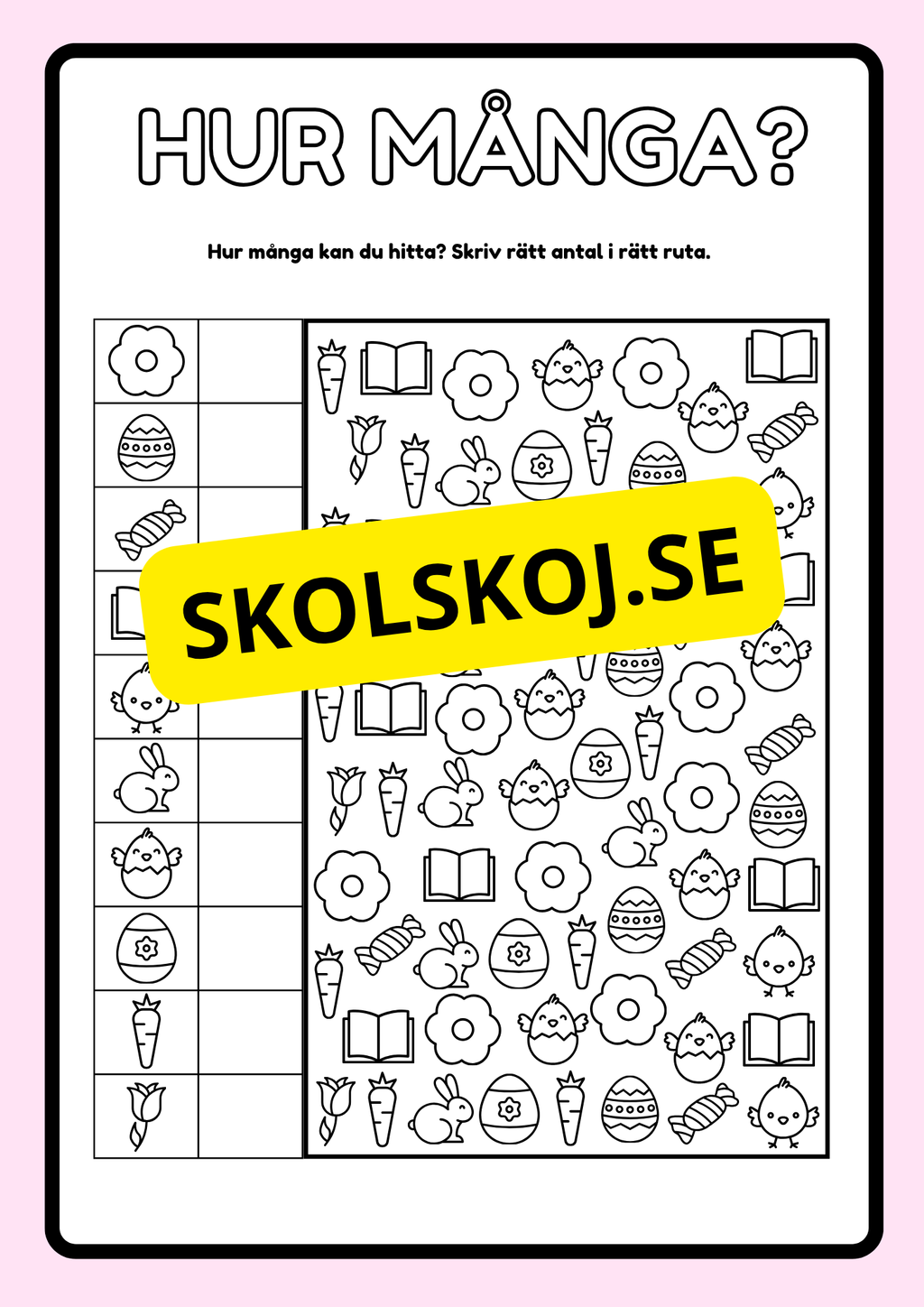 Påskhäftet - Glad påsk - Häfte