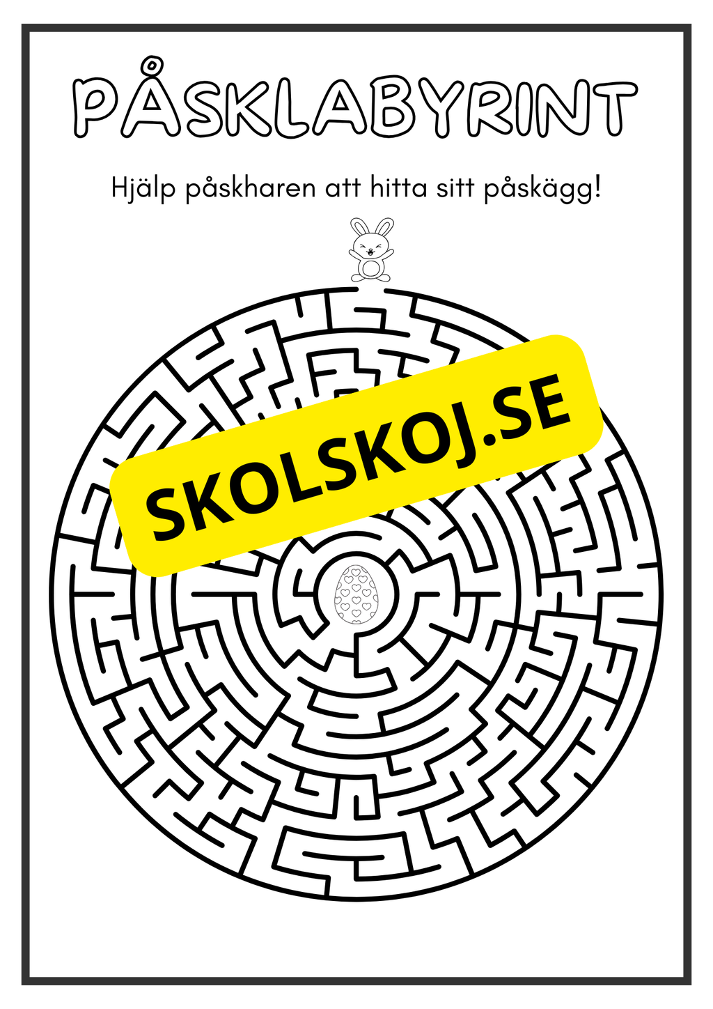 Påsklabyrint - Häfte