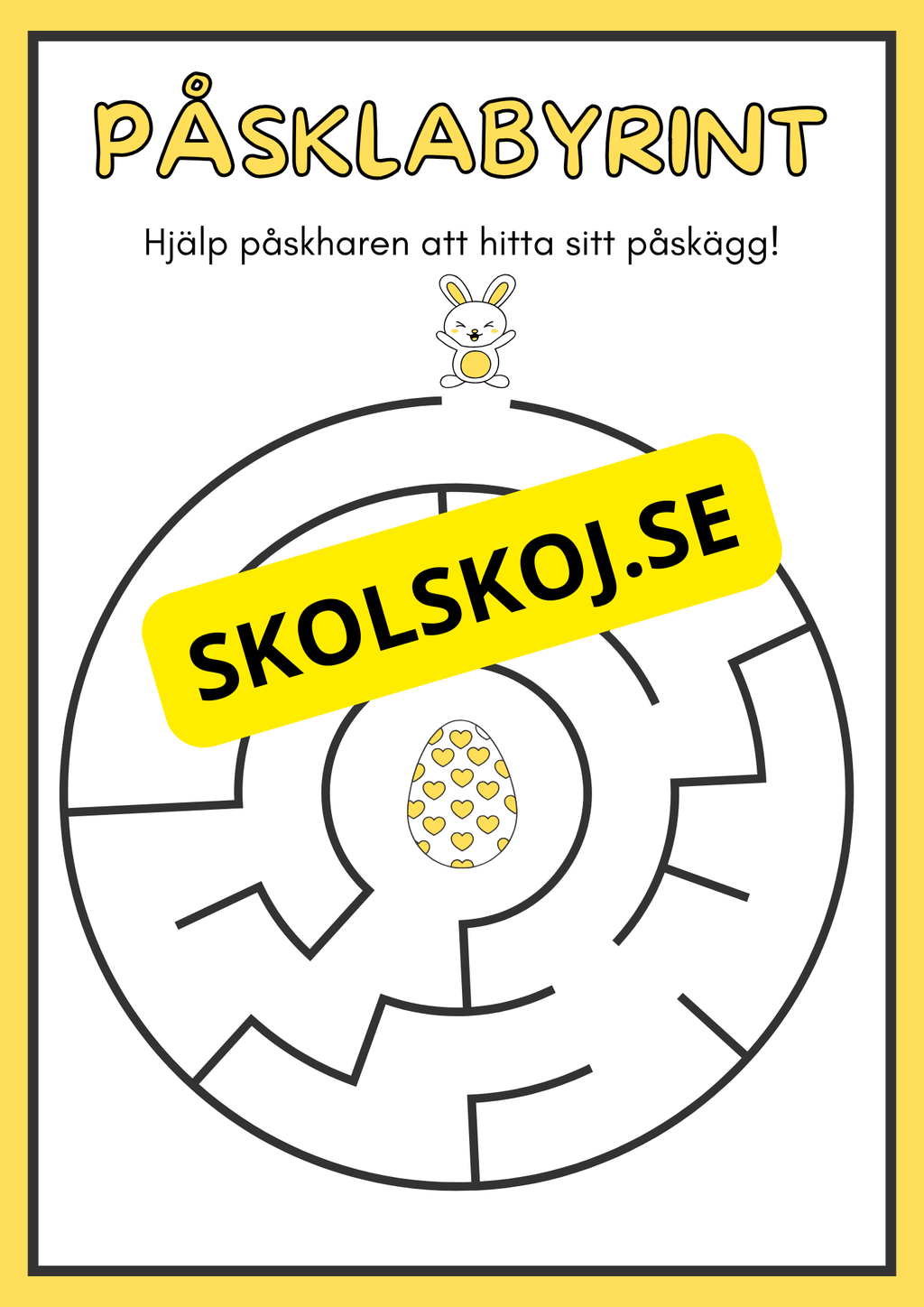 Påsklabyrint - Häfte