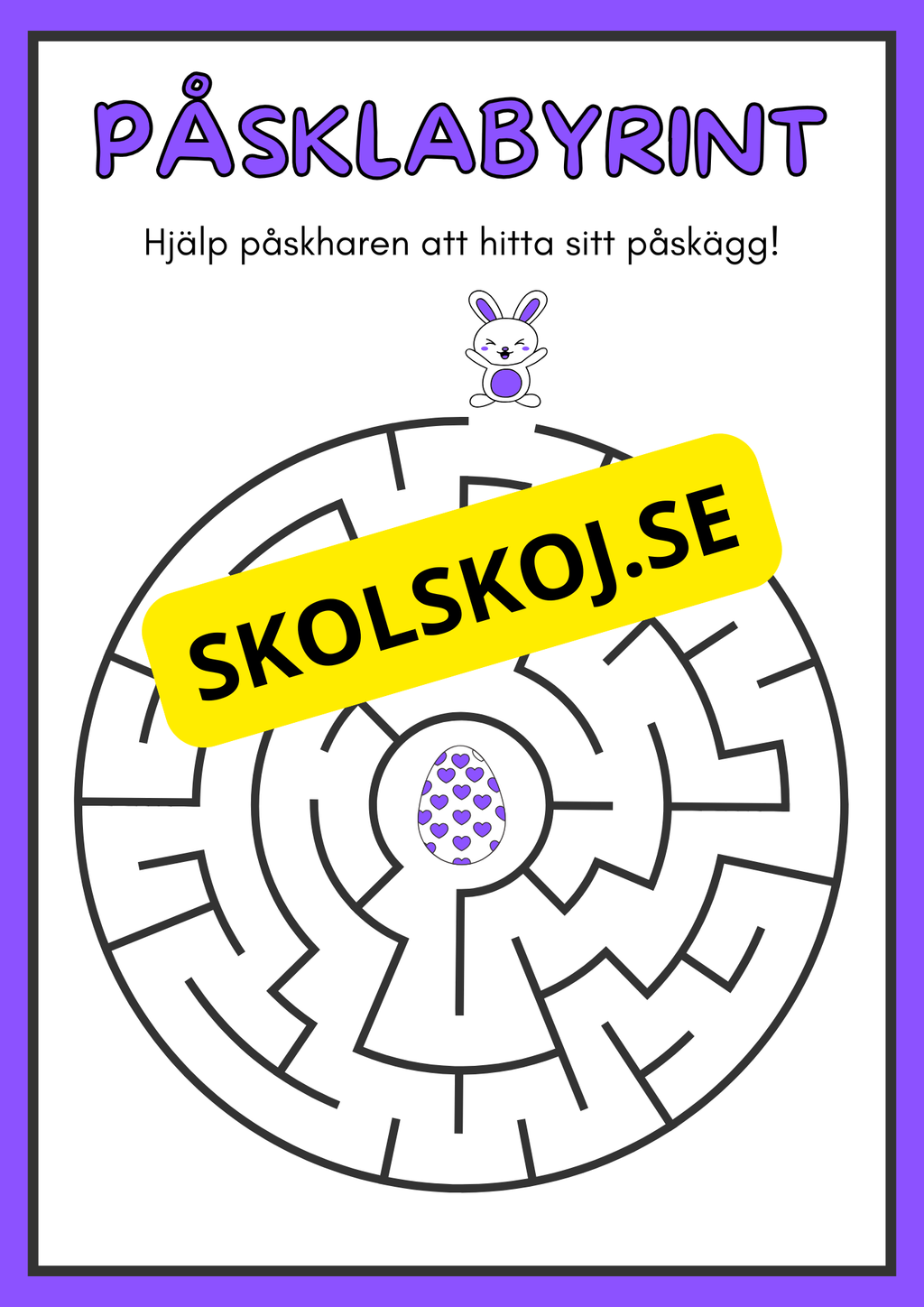 Påsklabyrint - Häfte