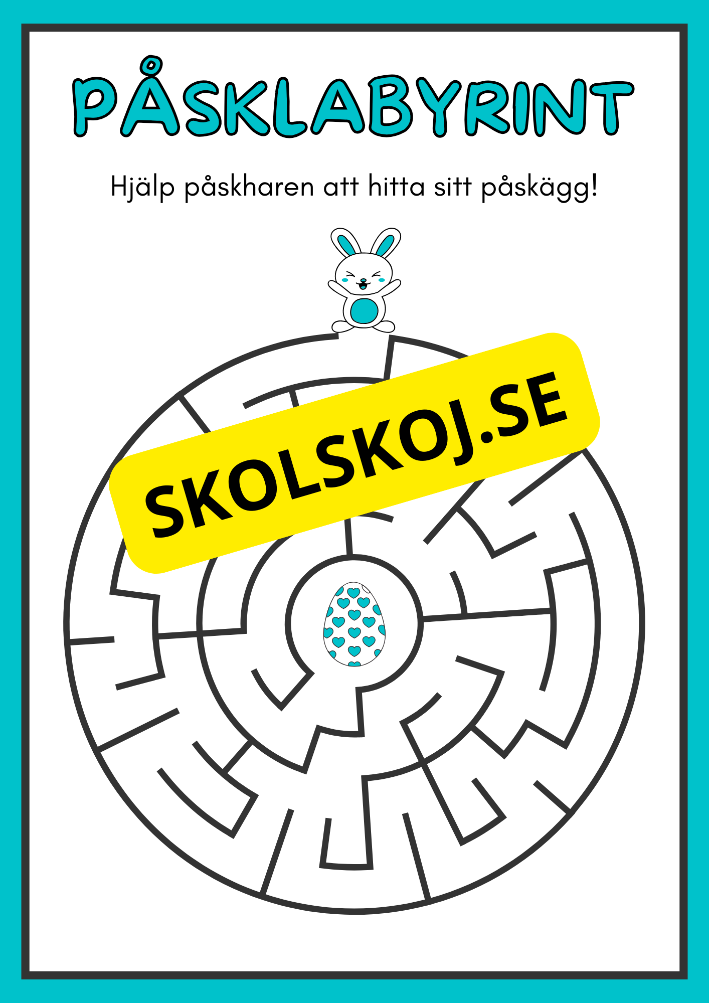 Påsklabyrint - Häfte