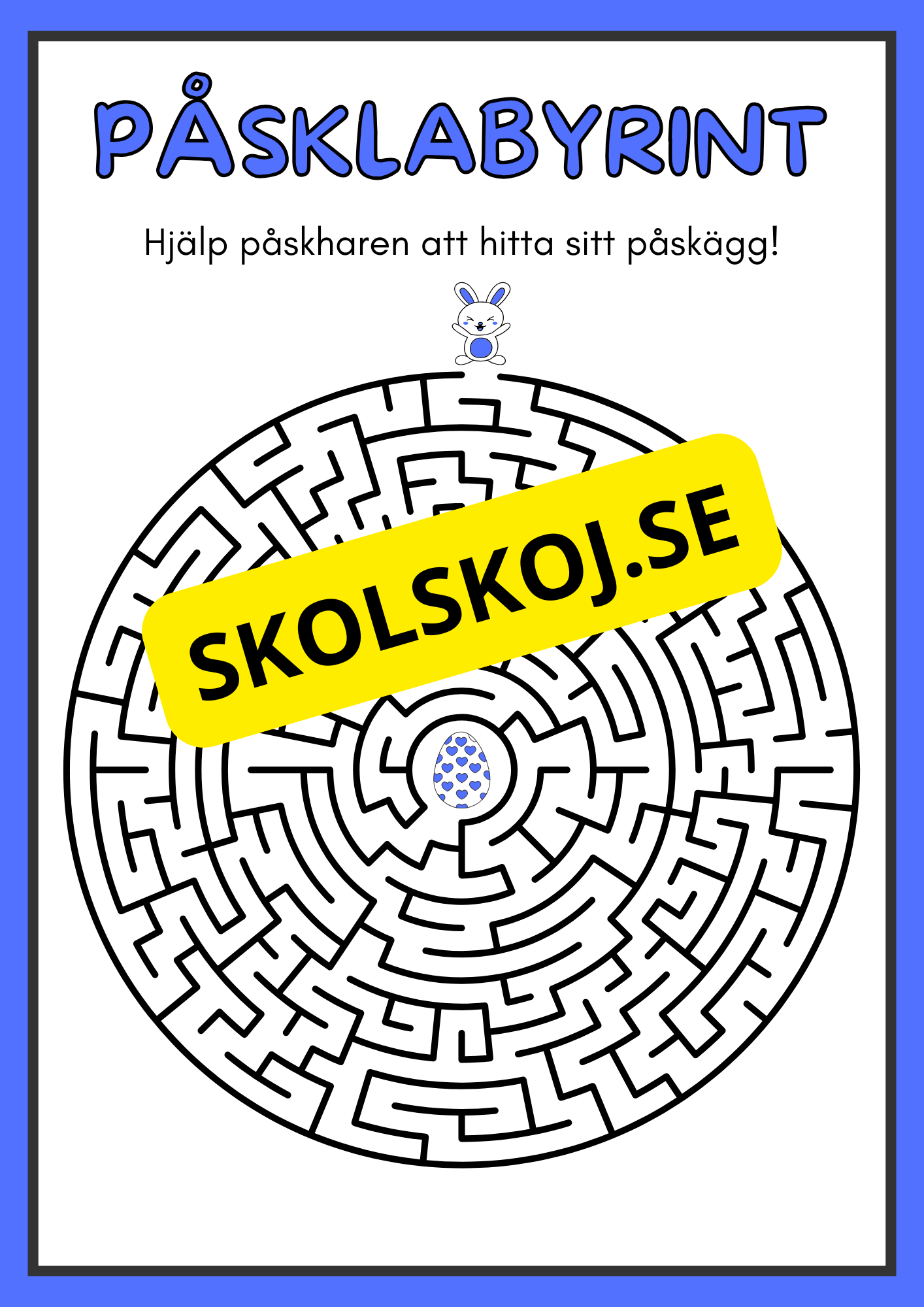 Påsklabyrint - Häfte