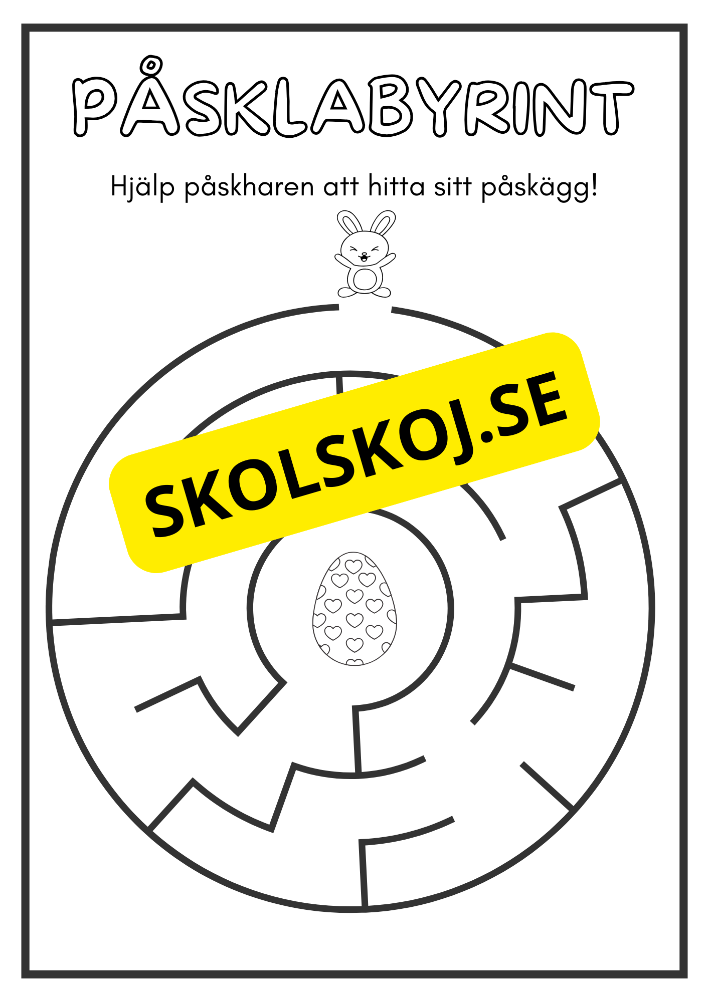 Påsklabyrint - Häfte