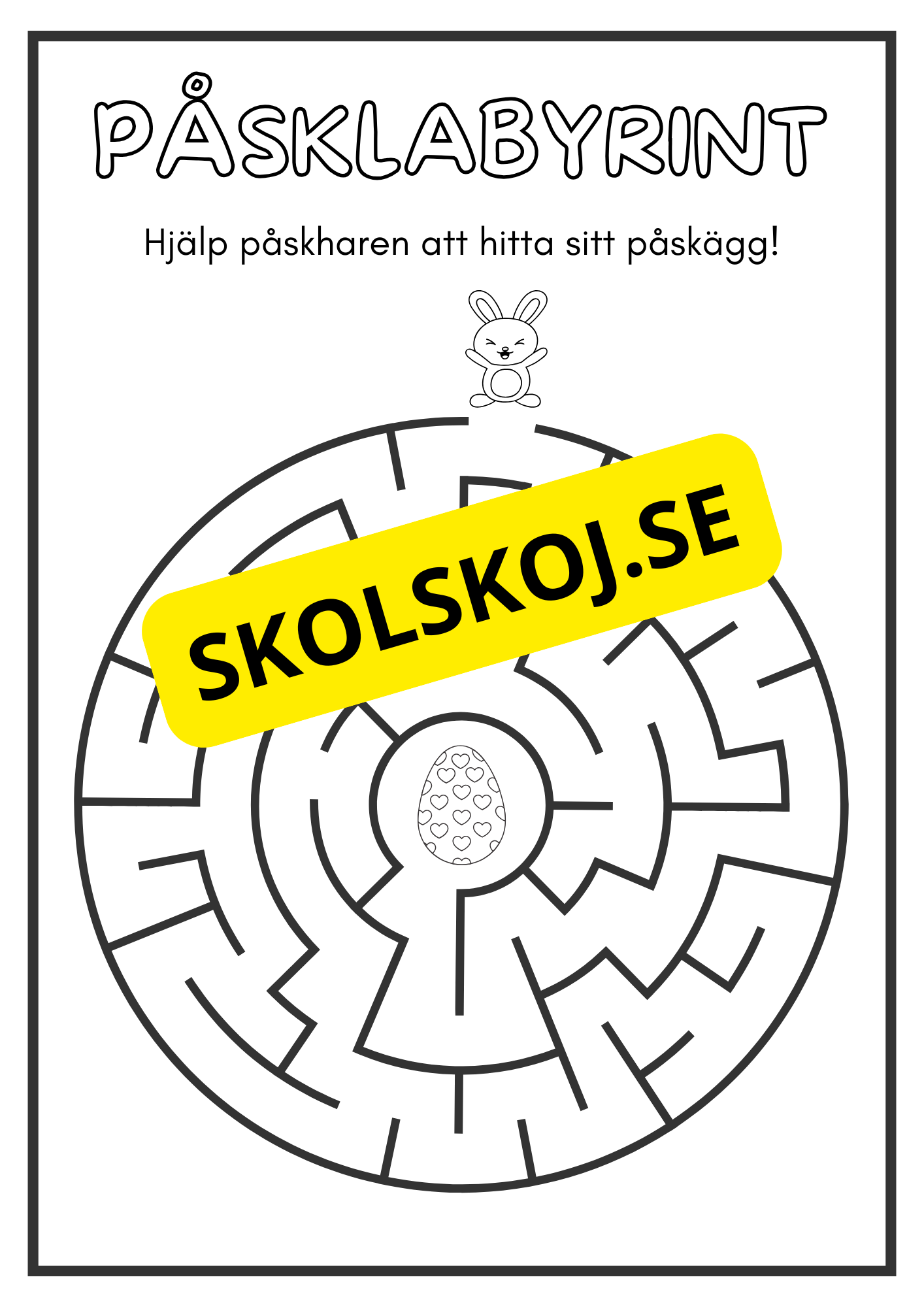 Påsklabyrint - Häfte