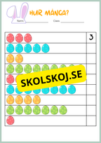 Påsk matematik - Blandade uppgifter