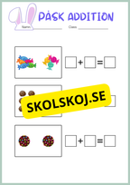 Påsk matematik - Blandade uppgifter