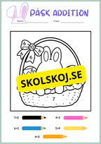 Påsk matematik - Blandade uppgifter