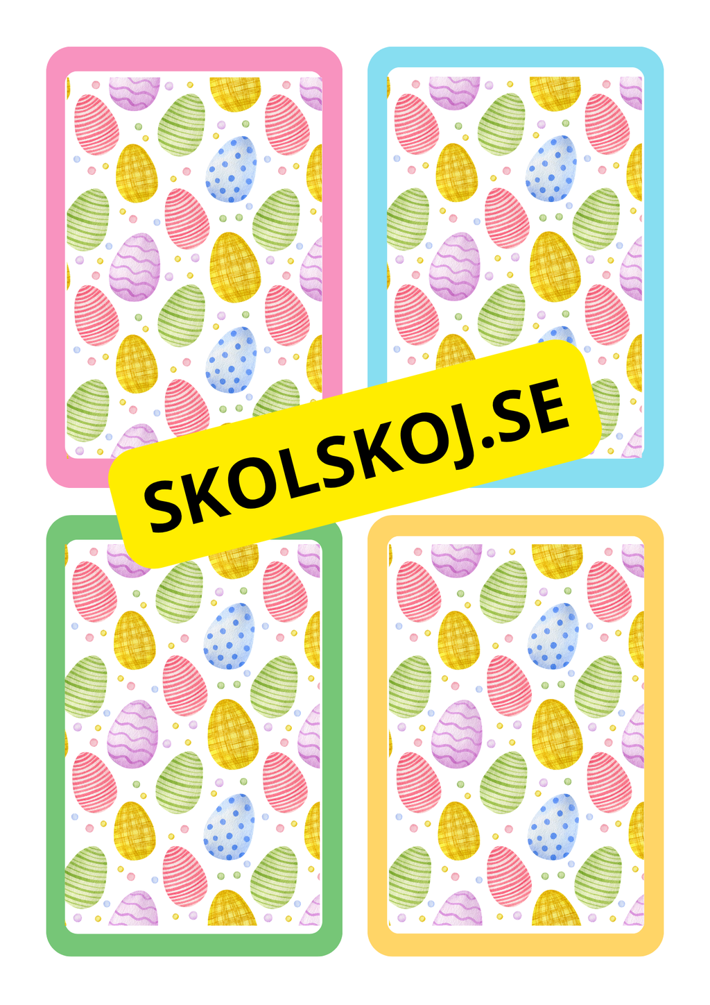 Påskmemory - 32 kort