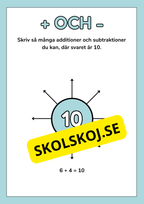 Plus och minus - 1 - 20
