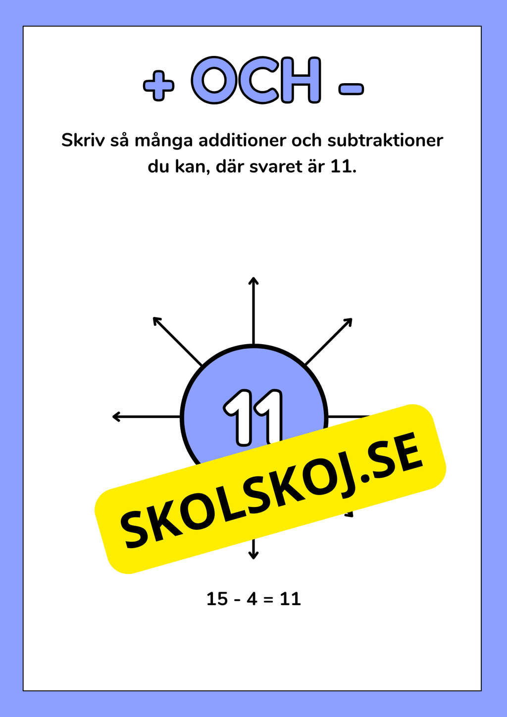 Plus och minus - 1 - 20