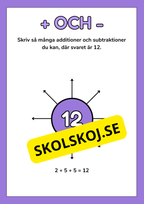 Plus och minus - 1 - 20