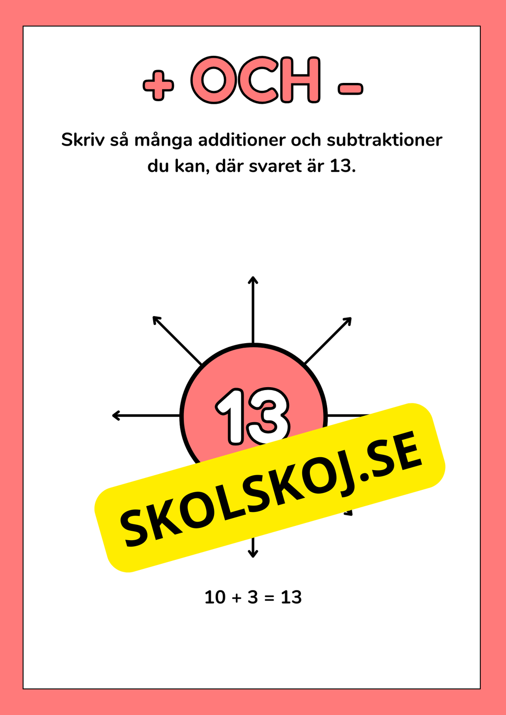 Plus och minus - 1 - 20