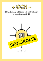 Plus och minus - 1 - 20