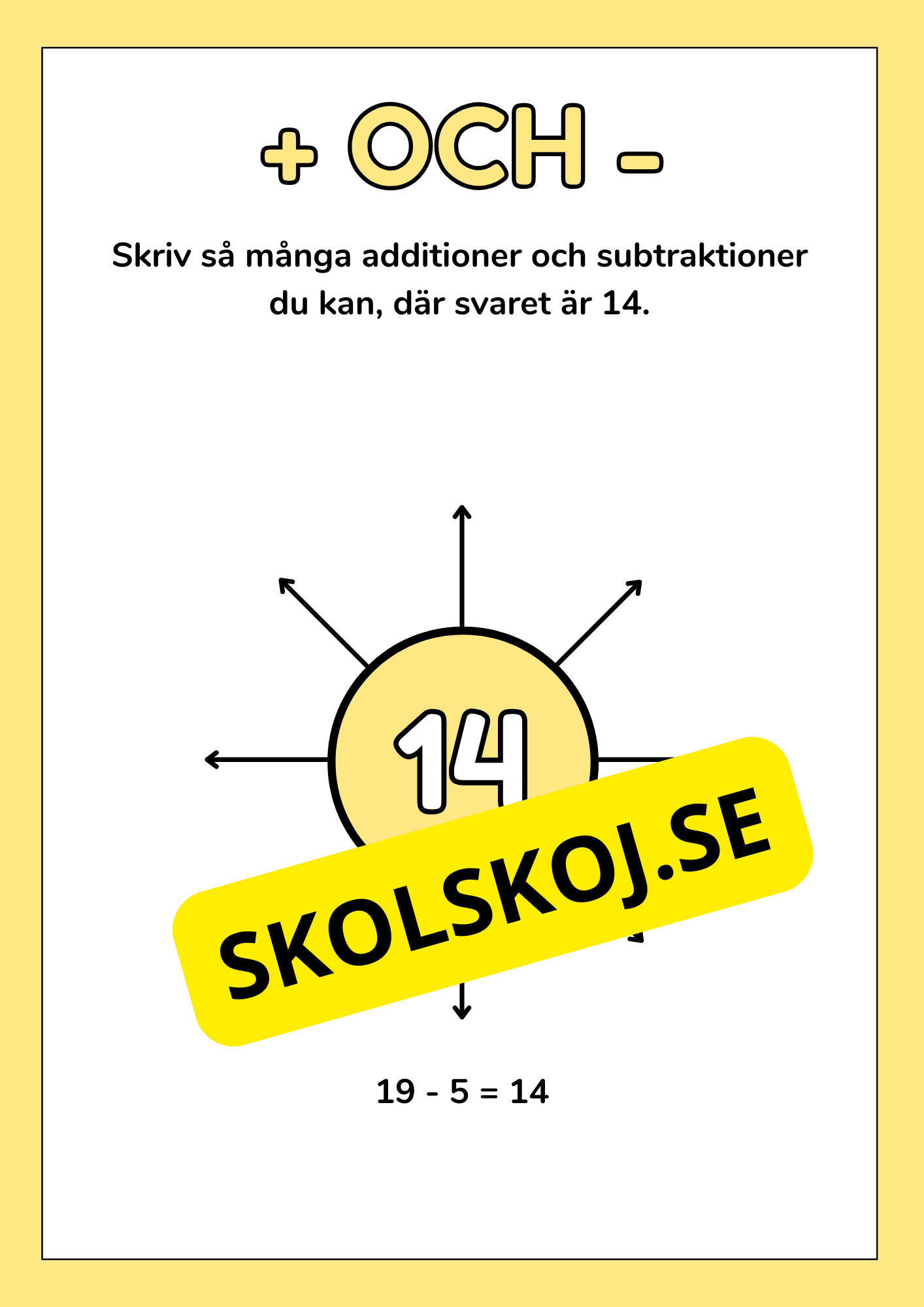 Plus och minus - 1 - 20