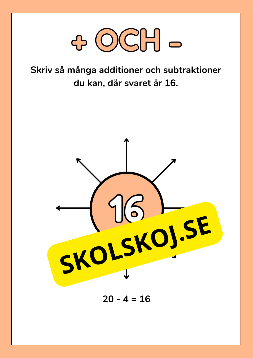 Plus och minus - 1 - 20