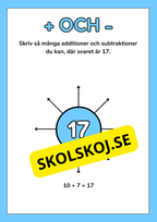 Plus och minus - 1 - 20