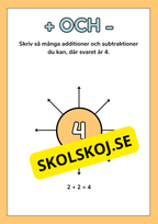 Plus och minus - 1 - 20