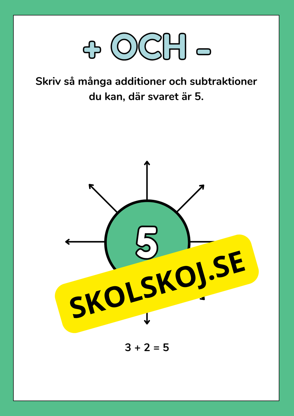 Plus och minus - 1 - 20